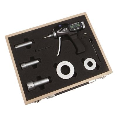 BOWERS SXTH7M-BT Digital 3-punkt hurtigmålings-mikrometer sæt 100-150 mm med pistolgreb og Bluetooth